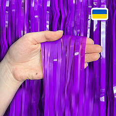 Штора-дощик (Україна) 022 пастель фіолетова 200*100