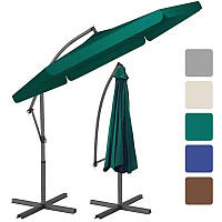 Зонт садовый угловой с наклоном FunFit Garden 3м для сада пляжа бассейна кафе R_1647 Зеленый