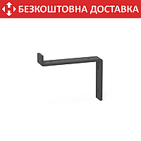 Кронштейн для полки из металла 156×30mm, H=125mm