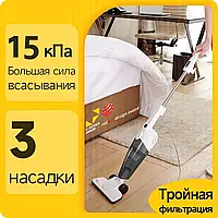 Пылесос для мебели ручной Deerma Corded Hand Stick Мощный вертикальный пылесос (Пылесос без мешка для сбора)