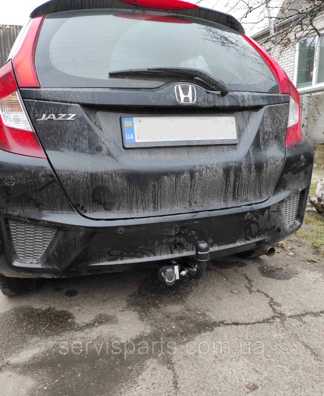 Фаркоп Honda Jazz 4 GK 2014-2020 (Хонда Джаз 4) польський, гак на болтах