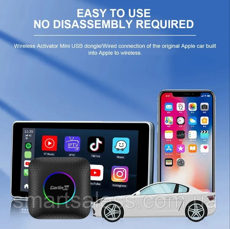 CarlinKit Tbox Ambient　8GB+128GB Приставка в авто Carlinkit TBox Ambient 8/128 Android 13.0 в