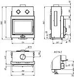 Повітряна камінна топка Gavryliv&Sons 70x52, фото 2