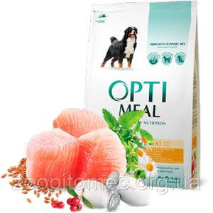 Optimeal (Оптимил) Корм для собак великих порід з куркою, 4 кг