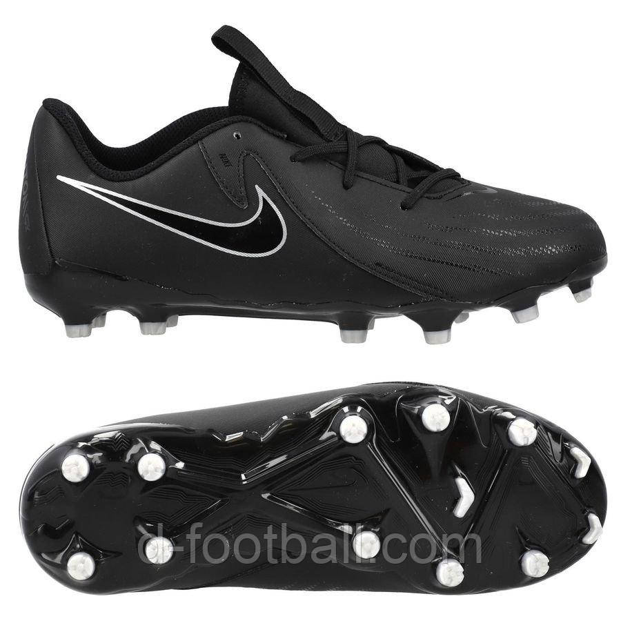 Дитячі бутси Nike JR PHANTOM GX II ACADEMY FG/MG FD6722-001, Чорний, Розмір (EU) — 36.5