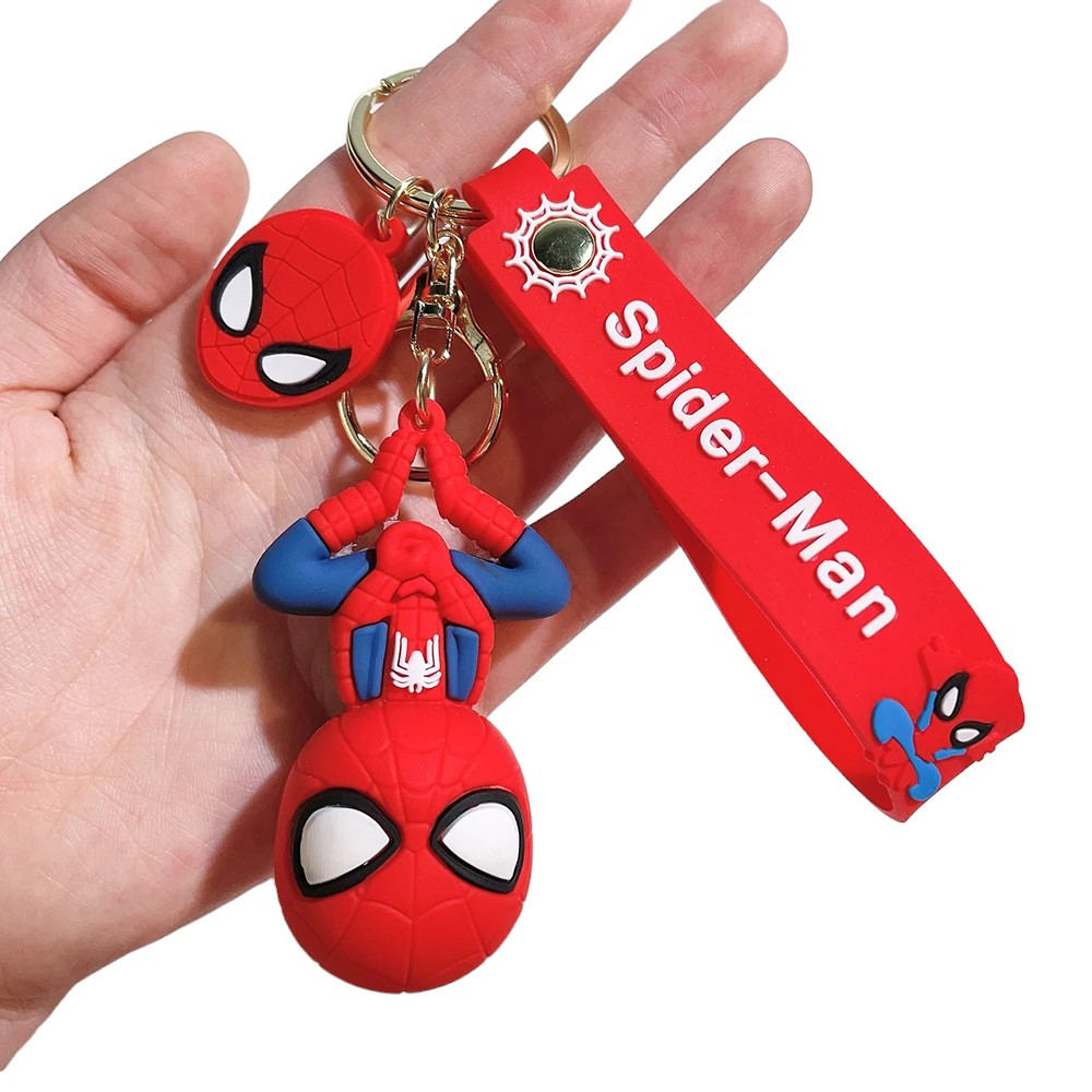 Брелок супергерой Spiderman, червоний