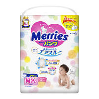 Подгузники Merries трусики для детей размер M 6-11 кг 58 шт 558641 n
