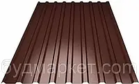 Профнастил ПС-8 RAL 8017 (шоколад) 0,40 мм 1205/1160х2000 (1лист 2,41кв.м)