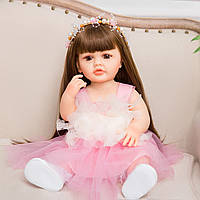 Кукла Реборн KEIUMI девочка Долли винил-силиконовая можно купать 55 см. (М11540104)