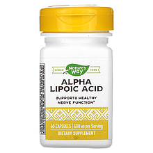 Альфа-ліпоєва кислота Nature's Way "Alpha Lipoic Acid" 600 мг (60 капсул)