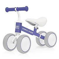 Детский беговел-велобег 4 EVA колеса 6 дюймов PROFI KIDS MBB 1017-5 стальная рама, лавандовый