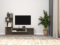 Меблева стінка універсальна UNIKA Дуб Сонома/Білий Німфея Альба