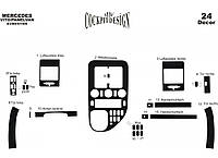 Для Mercedes Vito W638 Накладки на панель Meric (1999-2003) Карбон | Тюнинг наклейки в салон, Декор