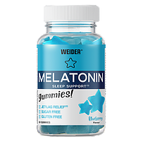 Мелатонін Weider Melatonin 60 Gummies. Мелатонін в желейках - Голубика