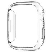 Чехол Spigen для Apple Watch 7 45 mm Thin Fit Crystal Clear