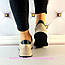 Жіночі кросівки на шнурівці шкіряні, капучино К 1446, фото 4