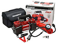 Портативний компресор для шин, компресор для автомобіля портативний (90 л/хв 10 Атм), Автомобільний компресор для коліс, ELX