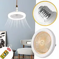 Вентилятор-люстра потолочный E 27 в патрон 2в1 Multi-function Fan Light CHP-006 2835 M