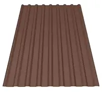Профнастил покрівельний ПК-20 RAL 8017 Матт (шоколад) 0,40 мм 1170/1130*2000 (1лист 2,34кв.м)