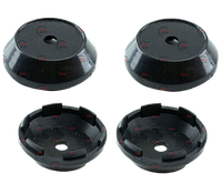 Колпачок - заглушка диска Чистый черный 60/48мм к-т 4шт, колпачок заглушка ступицы