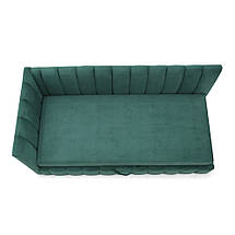 Дитяче кутове ліжко диван з бортиками Ріо 1 м'яке односпальне для дітей підлітків дорослих з нішою для речей 80х190 з матрацом, фото 3