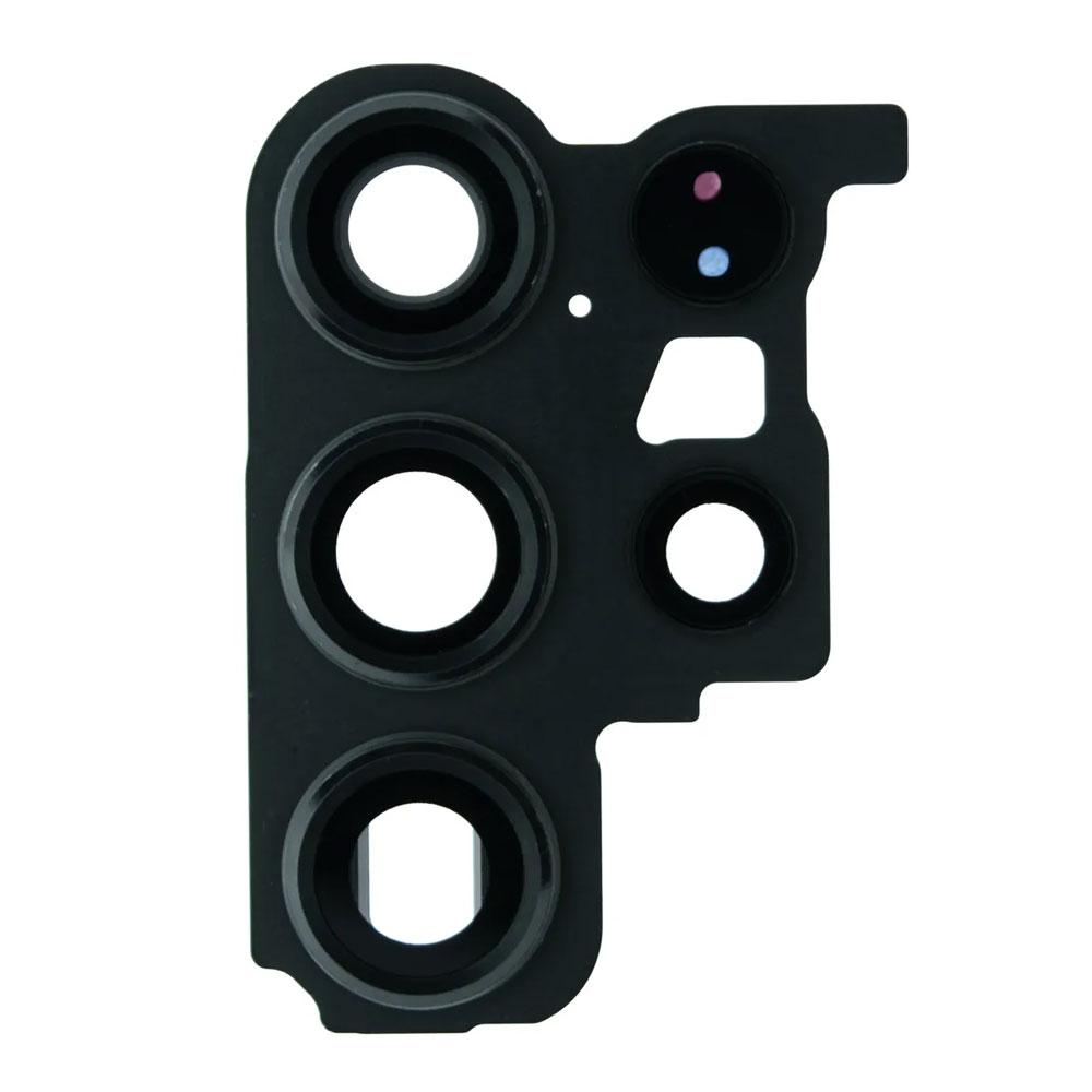 Скло камери для Samsung S918 Galaxy S23 Ultra в рамці (Black) (Original)