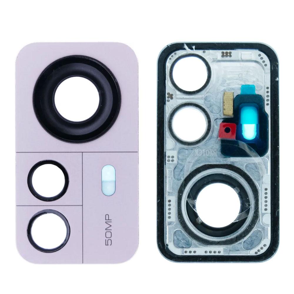 Скло камери для Xiaomi 12 Pro в рамці (Purple) (Original)