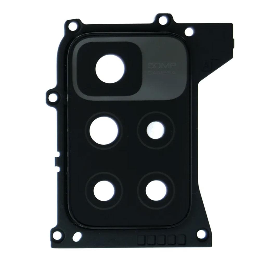 Скло камери для Xiaomi Redmi 10 2022 в рамці (Black) (Original)