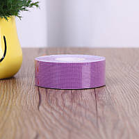 Кинезио Тейп 2.5см х 5м кинезиологическая спортивная тейп лента Kinesiology Tape, фиолетовый