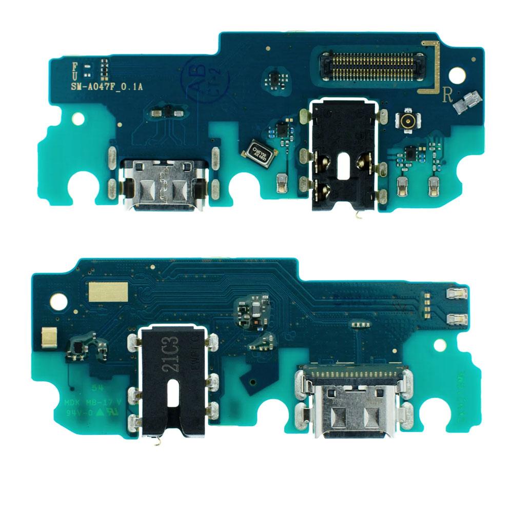 Плата з USB-роз’ємом та мікрофоном для Samsung A047F Galaxy A04s  (Original)