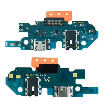 Плата з USB-роз’ємом та мікрофоном для Samsung A105FN Galaxy A10 (Original PRC), фото 1
