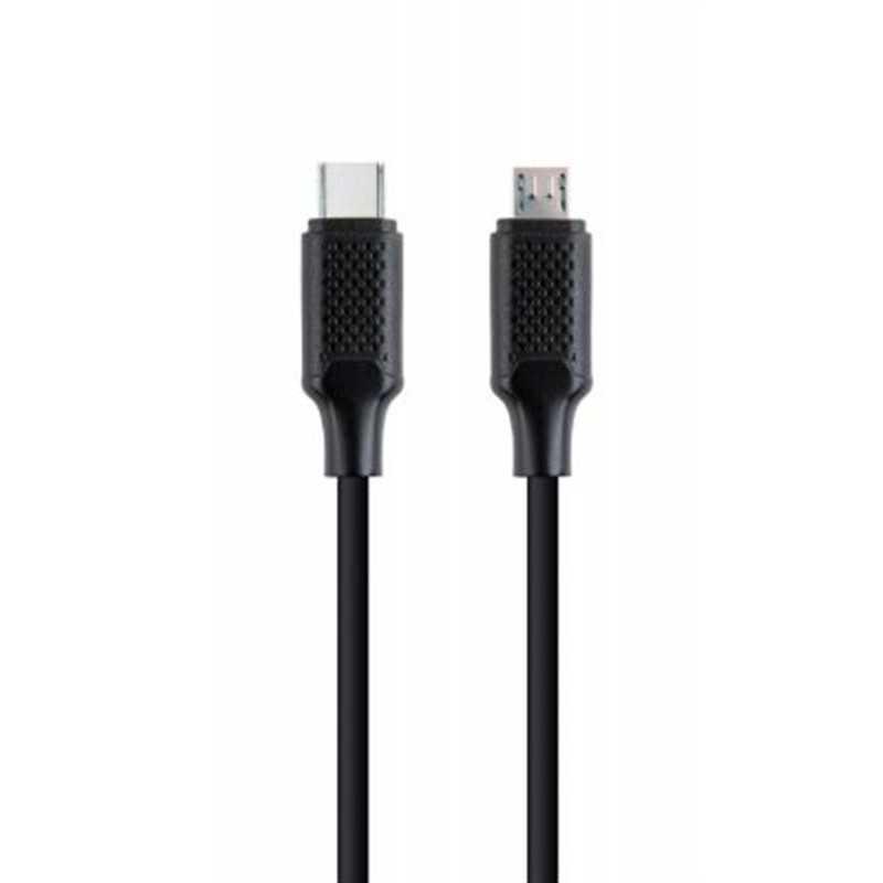 Кабель USB Type-C (CM) - micro-USB 1.5м Cablexpert (CC-USB2-CMMBM-1.5M) чорний