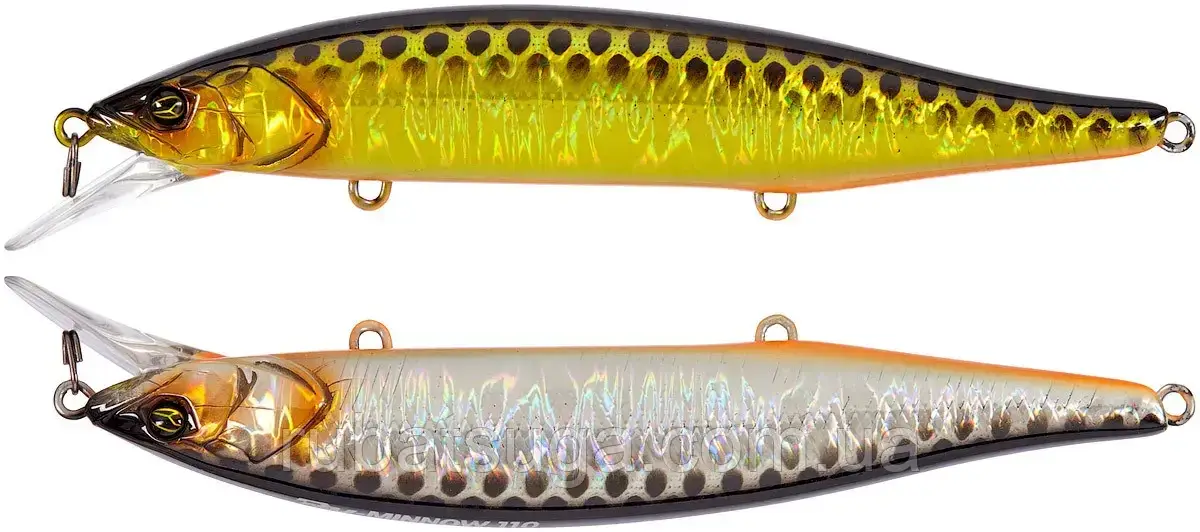 Воблер Jackall Mag Squad 115 SP HL Gold & Silver&Black