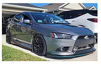 Передня альтернативна оптика (з Дхо, Full Led) для Mitsubishi Lancer X 2009+