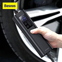 Электрический насос для автомобиля (30л/ 150psi) Baseus, Автонасос с измерителем давления в шинах, AVI