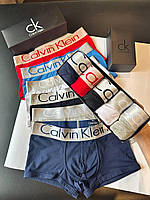 Боксери Calvin Klein steel lux M, L, XL, XXL набір 5 штук