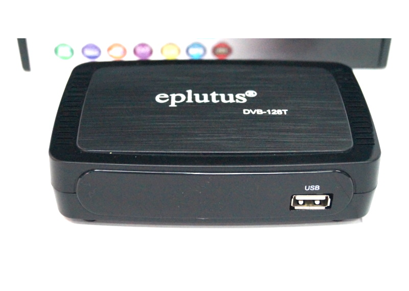 Цифровий приймач ефірного телебачення Т2 Eplutus DVB-128T ресивер ТВ (HDMI, RCA)