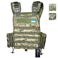 Плитоноска зі швидкоскидом кордура Kirasa KI1044/KI1043 універсальна під плити 25х30 см R_2038