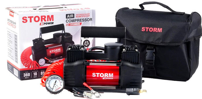 Автомобильный насос 12в (85л/мин 10Атм), Авто насос 12 вольт ...