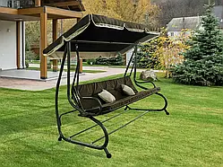 Садова гойдалка розкладна 4 містна Avko Relax ARSC18722 Brown