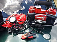 Автомобильный компрессор для подкачки колес (90л/мин 10Атм), Компрессор автомобильный 12 вольт, IOL