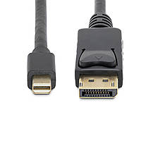 Кабель mini DisplayPort (miniDP) - DisplayPort (DP) 1.8м TRY Wire 4K черный