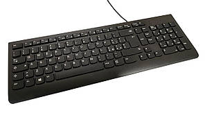 Клавіатура провідна USB Lenovo Calliope USB Keyboard black (00XH601) UK / RU чорна бв