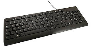 Клавіатура провідна USB Lenovo Calliope USB Keyboard black (00XH601) UK / RU чорна бу#