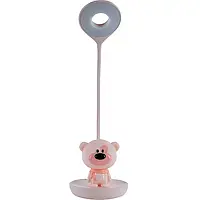 Настольная лампа LED с аккумулятором Bear Kite, розовый