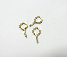 Кільце-саморіз, золотистого кольору 16х9мм