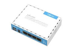 2.4GHz Wi-Fi точка доступу з 4-портами Ethernet для домашнього використання MikroTik hAP lite (RB941-2nD)