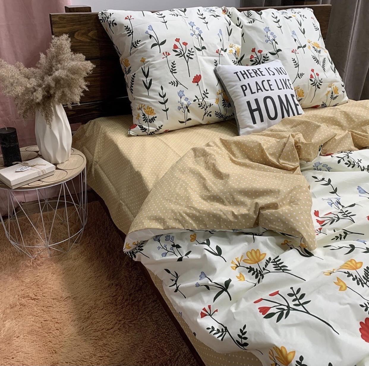 Двуспальний розмір постільна білизна бязь «Анжела», фото 1