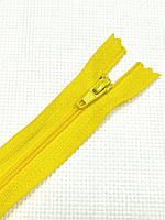 Молния для юбки, брюк 18 см Цвет желтый