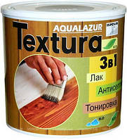 Лак Ispolin Textura Aqualazur 3 в 1 0.75 л калюжниця